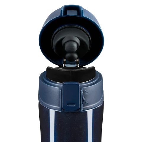 Термокружка 470 мл из нержавеющей стали SUS304, благородный тёмно-синий металлик, LAIMA, 608821 - МСК «Форвард»