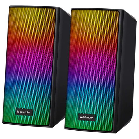 Колонки компьютерные DEFENDER SPITFIRE 2.0, 6 Вт, Bluetooth, питание от USB, 65047 514046