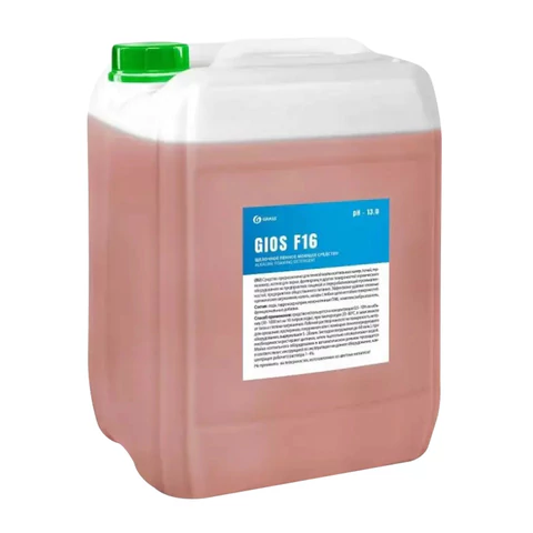 Высокощелочное пенное средство для мойки пищевого оборудования 5 л GRASS GIOS F16, 550069 609479 - МСК «Форвард»