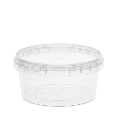 Банка с крышкой 500 мл, КОМПЛЕКТ 225Шт пластиковая под пресервы с контрольным замком, диаметр 122 мм, ВЗЛП, 1215КП 609216 - МСК «Форвард»