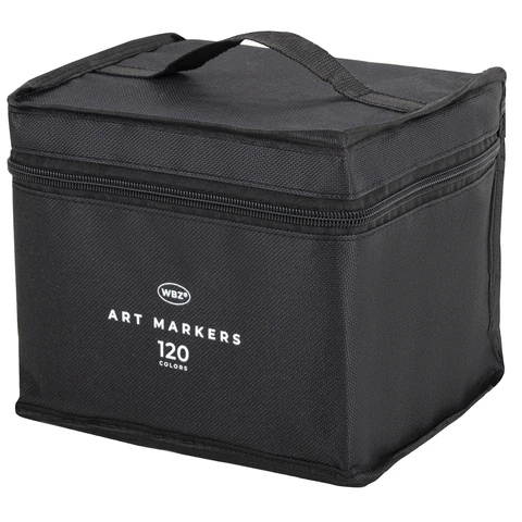 Маркеры для скетчинга двусторонние, НАБОР 120 шт., текстильный чехол, WBZ (ВБЗ), 152576 - МСК «Форвард»