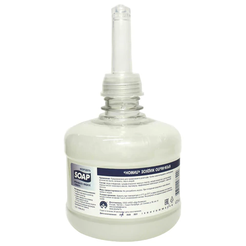 Картридж с жидким крем-мылом одноразовый (Система S2) "Лимон", 500 мл, ФЛОРОДЕЛЬ, 972794 609182 - МСК «Форвард»