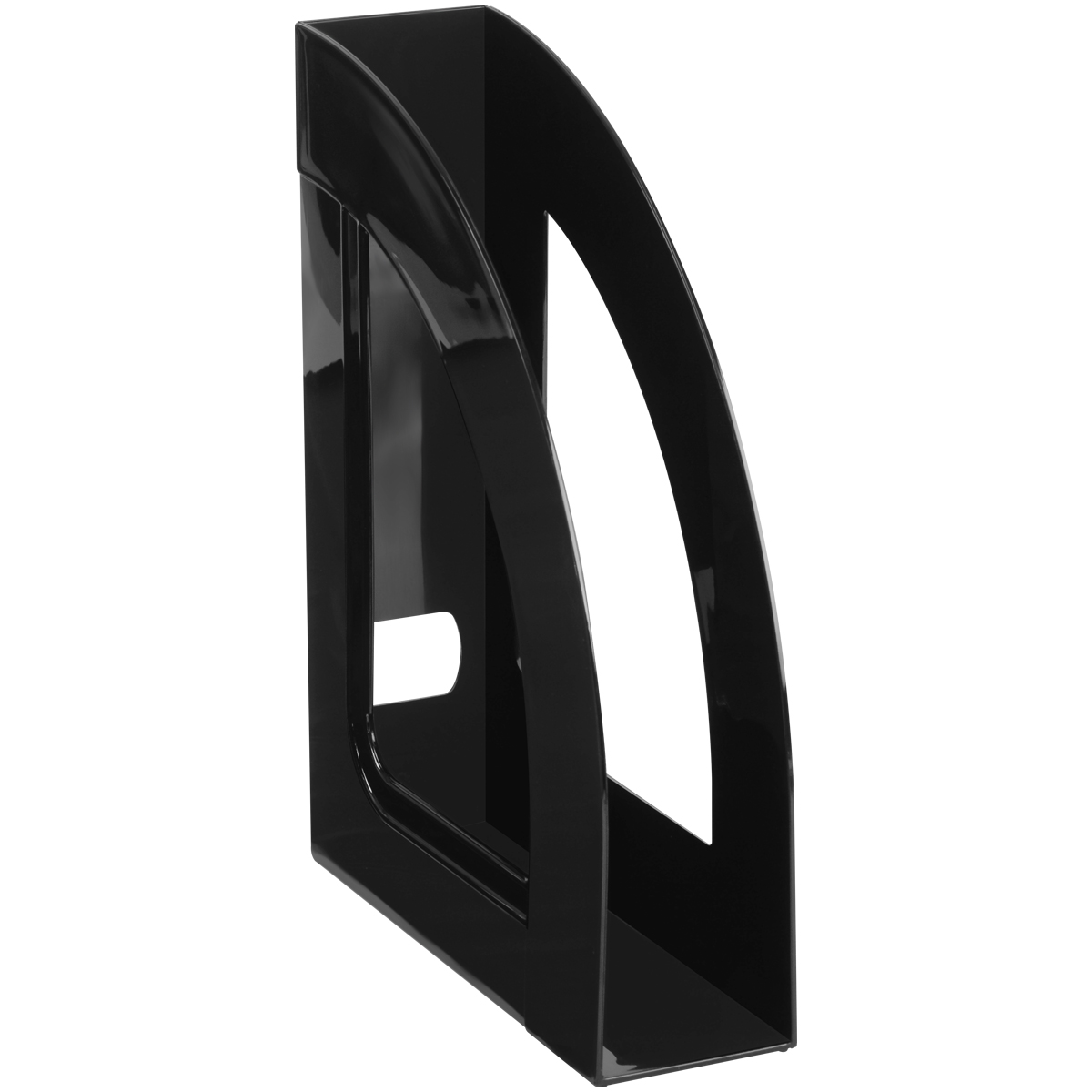 Лоток вертикальный для бумаг СТАММ "Респект-эконом"(220х290 мм), ширина 70мм,полипропилен,черн,ЛТВ-30855 235783