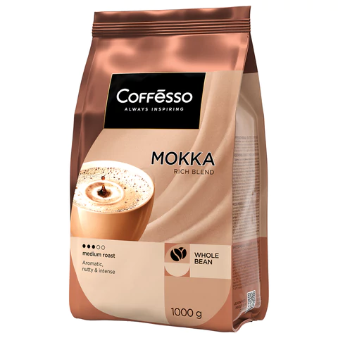 Кофе в зернах COFFESSO "Mokka", 1 кг, 102485 623411 - МСК «Форвард»