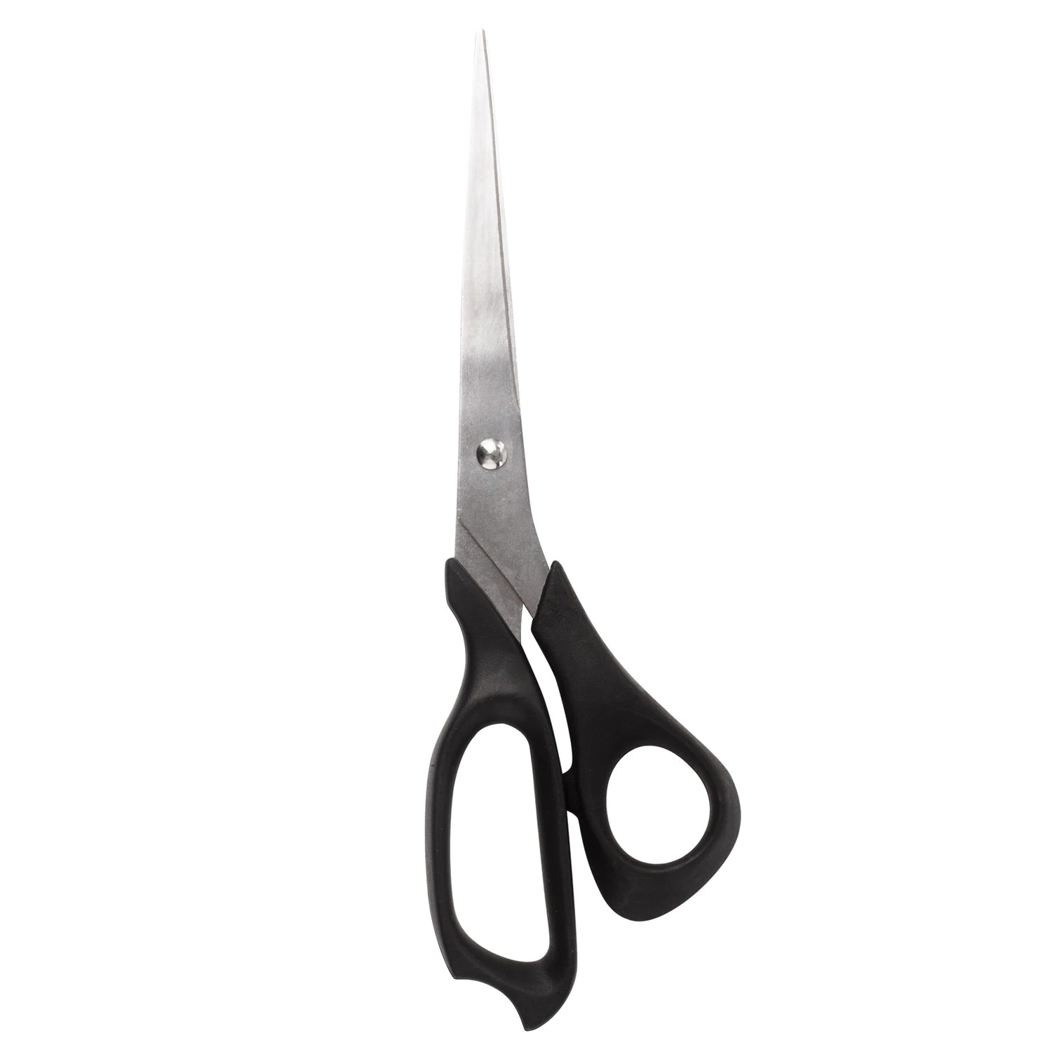 Ножницы STAFF Basic 210мм, чёрные, ПВХ чехол с европодвесом, 235460