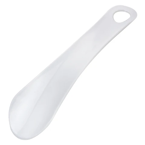 Ложка (рожок) для обуви ПЛАСТИКОВАЯ 15 см, БЕЛАЯ, WBZ (ВБЗ) SHOES, 702520