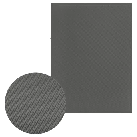 Папка на 2 кольцах А4 BRAUBERG PIXEL, 25 мм, серая, до 170 листов, 0,5 мм, 273034 - МСК «Форвард»