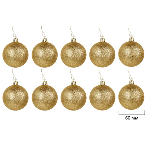 Шары елочные НАБОР 50 шт., 6 см, "Gold&Silver Spark", пластик, золото/серебро, ЗОЛОТАЯ СКАЗКА, 592452 - МСК «Форвард»