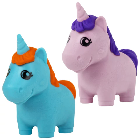 Ластики фигурные BRAUBERG KIDS "Единороги", НАБОР 2 штуки, блистер, 271990 - МСК «Форвард»