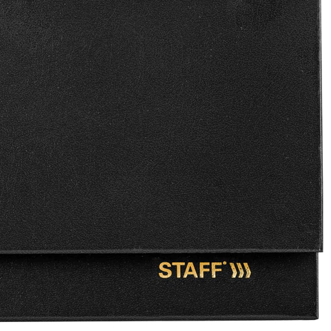 Планинг датированный 2026 300х130 мм, STAFF, гребень, обложка бумвинил, 64 л., черный, 117360 - МСК «Форвард»