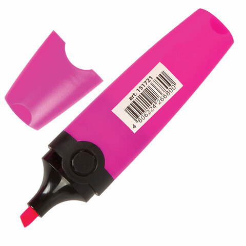 Текстовыделитель BRAUBERG "DELTA", РОЗОВЫЙ, линия 1-5 мм, 151721 - МСК «Форвард»