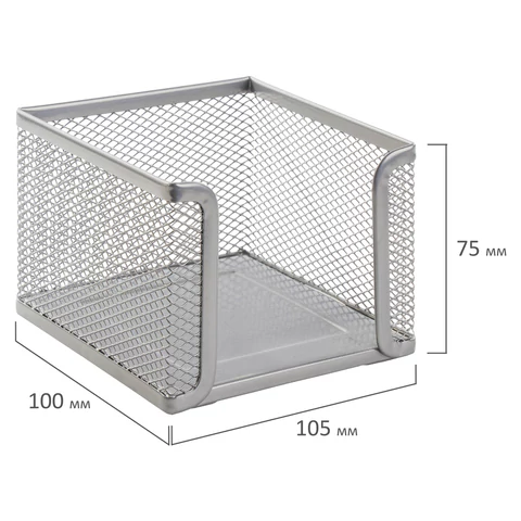 Настольный набор из металла BRAUBERG "Germanium", 4 предмета, серебристый, 231965 - МСК «Форвард»