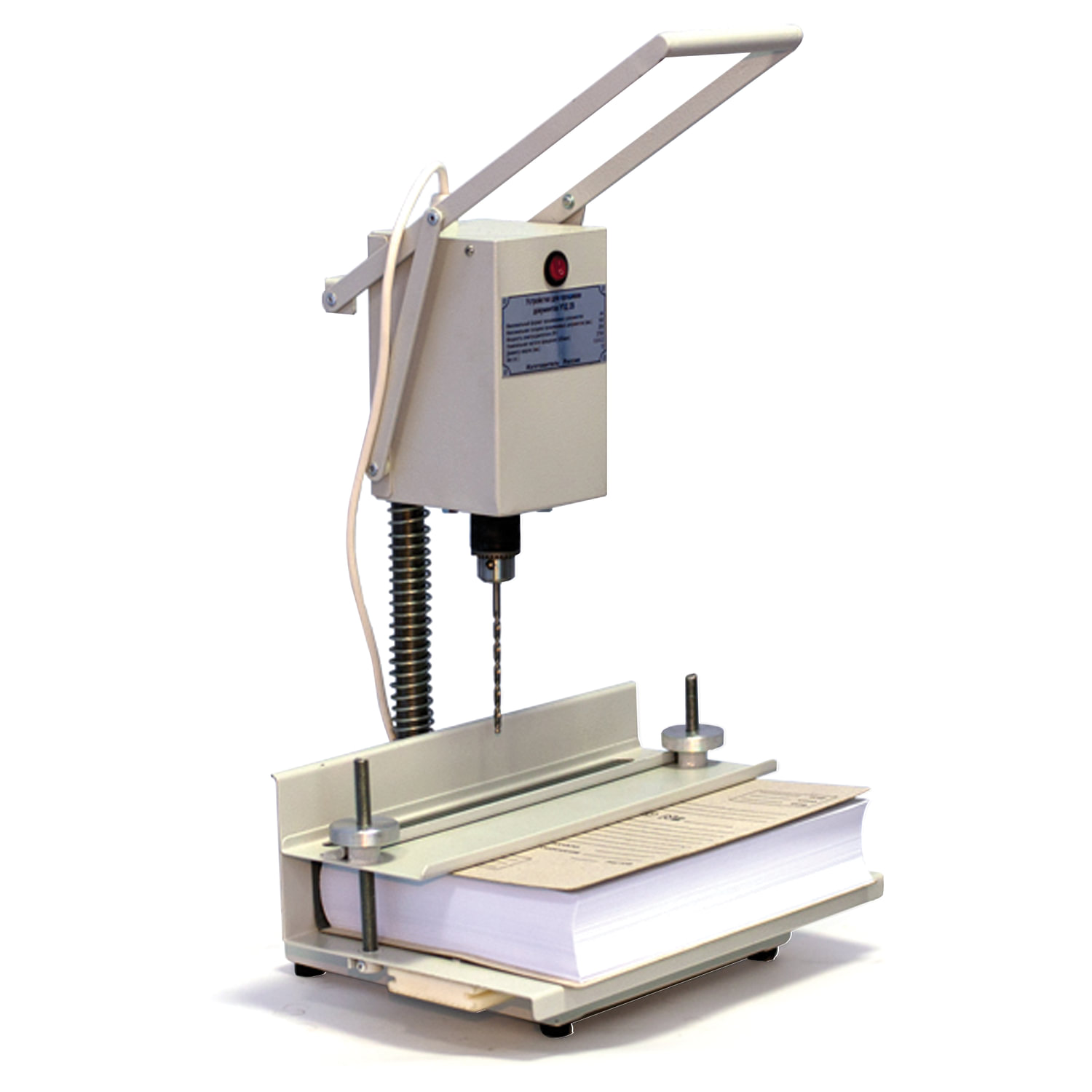 Станок для архивного переплета вертикальный УПД 2В, 250Вт, с лотком, сшивка до 100мм (950л.), 531081