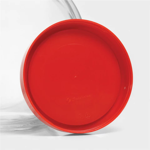 Банка для сыпучих продуктов, с красной крышкой, объем 2000 мл, стекло, PASABAHCE "БЕЛЛА", 80002СЛ1 700563 - МСК «Форвард»