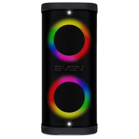 Колонка портативная SVEN PS-930, 150 Вт, TWS, Bluetooth, FM, USB, microSD, LED-дисп, черный, SV-022402 514321 Под заказ 8 дней - МСК «Форвард»
