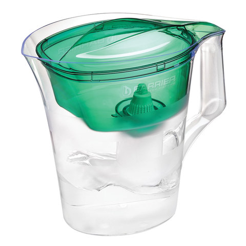 Кувшин-фильтр для очистки воды БАРЬЕР "Твист", 4 л, со сменной кассетой, зеленый, В172Р00 605413 - МСК «Форвард»