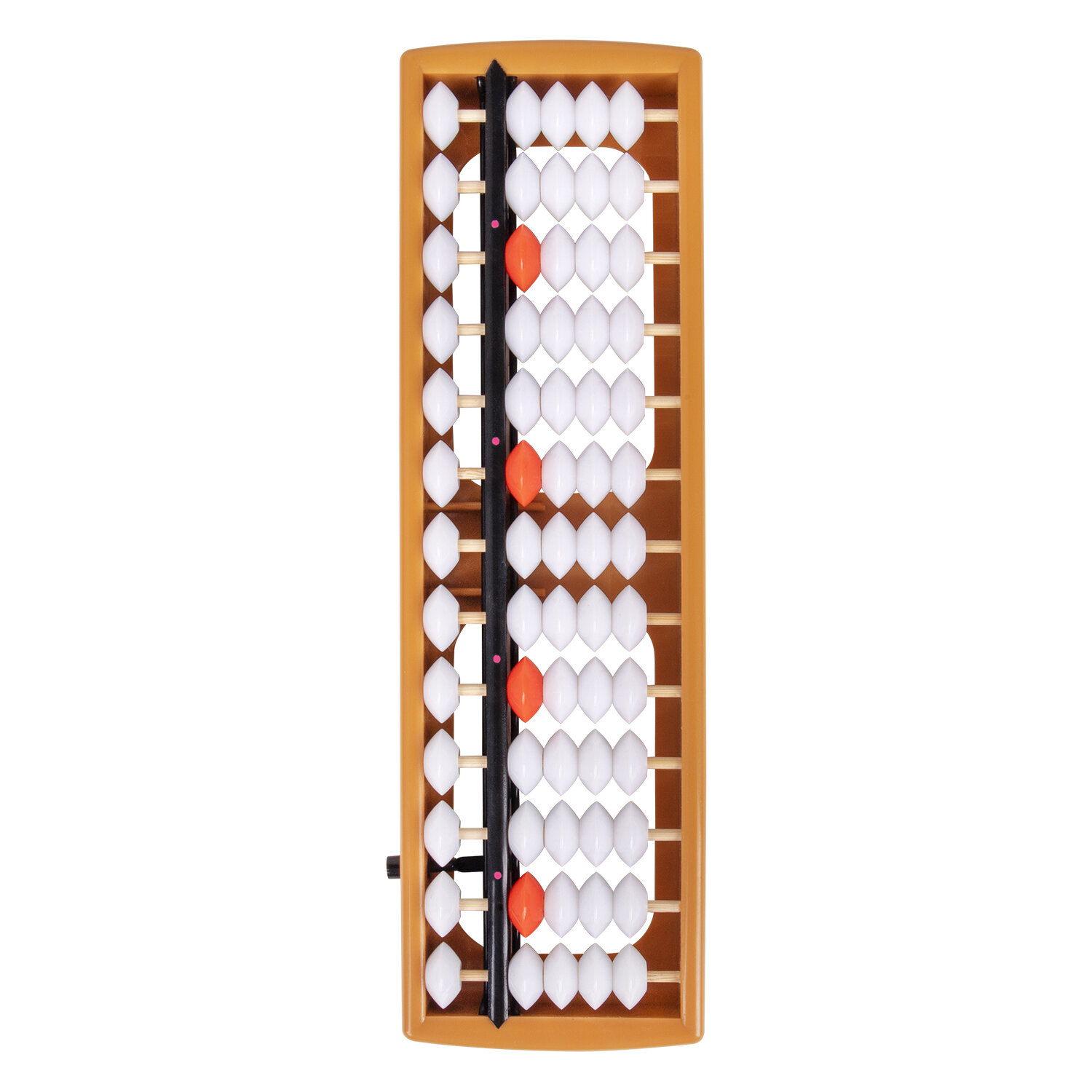 Счеты Абакус (соробан) белые ЮНЛАНДИЯ "Ментальная арифметика",13 разрядов, кнопка обнуления,106238