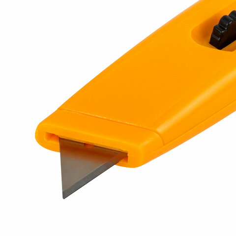 Нож универсальный мощный STAFF PRO, автофиксатор, ABS-пластик, 238734 - МСК «Форвард»