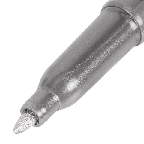 Маркер для декорирования и рисования СЕРЕБРИСТЫЙ BRAUBERG ART METALLIC, линия письма 1-3 мм, 152439 - МСК «Форвард»