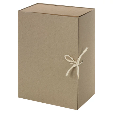 Короб архивный STAFF, А4 (240х330 мм), 150 мм, 2 завязки, переплетный картон, до 1400 листов, минпромторг 111957 - МСК «Форвард»