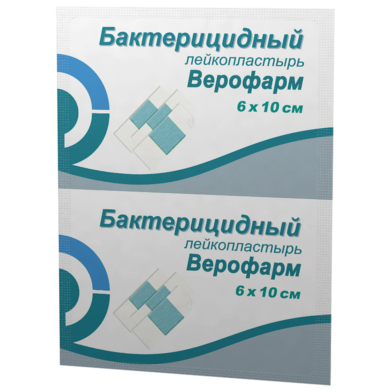 Лейкопластырь бактерицидный ВЕРОФАРМ, полоска 6х10 см. тканевая основа 20024106 630608
