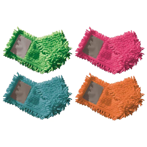 Насадка МОП плоская для швабры/держателя 40см, карманы (ТИП К), ворс. м-фибра, ворс 2см, YORK Salsa 604547 