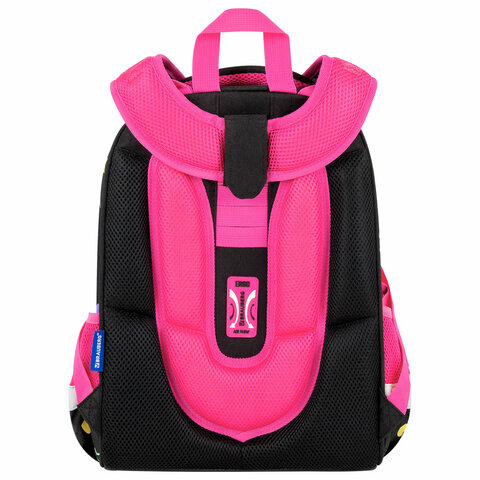 Ранец BRAUBERG PREMIUM, 2 отделения, с брелоком, "Headphones", велюровая нашивка, 38х29х16 см, 273100 - МСК «Форвард»