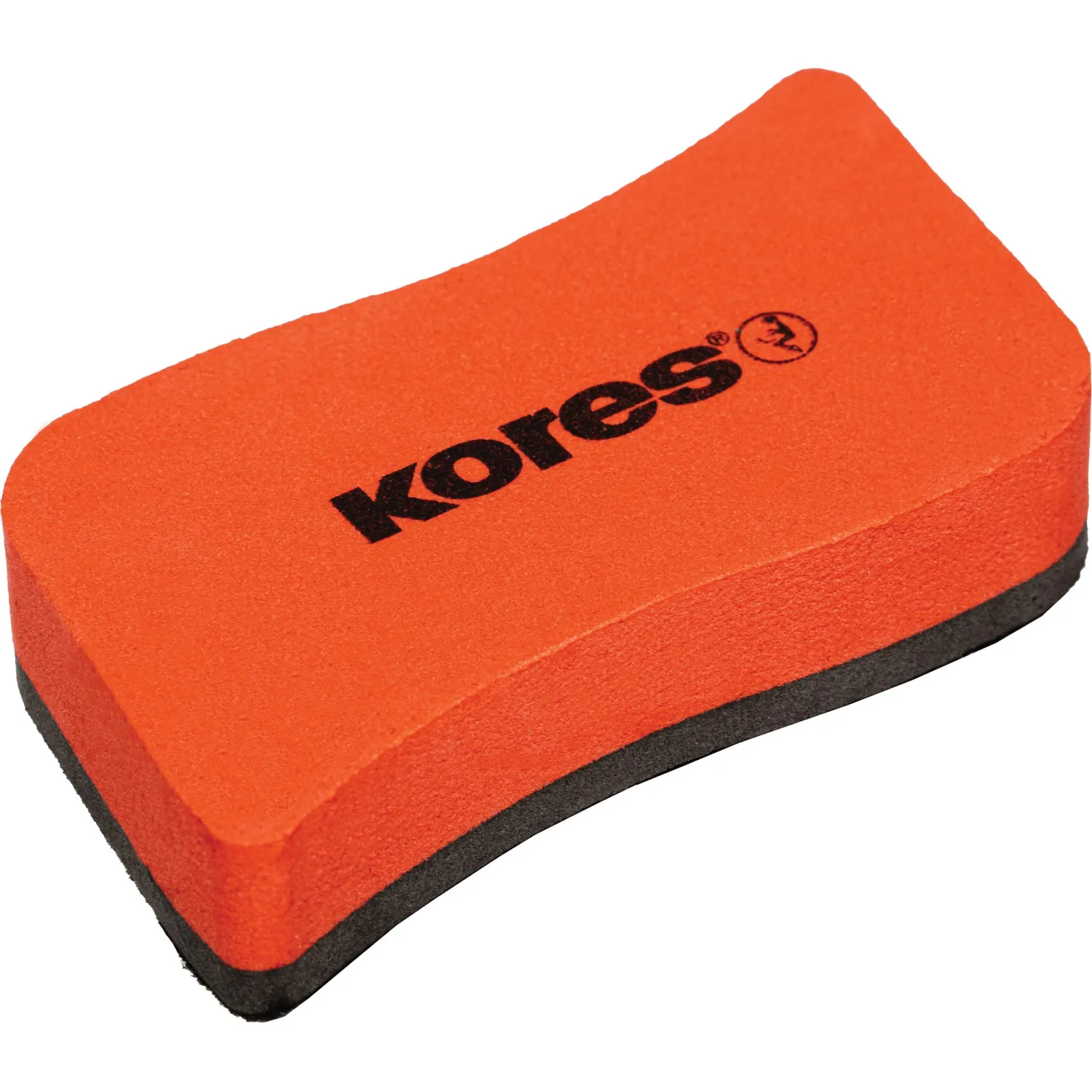 Губка-стиратель для маркерных досок магнитная Kores Magnetic Whiteboard Eraser (110x55x20 мм) 495453