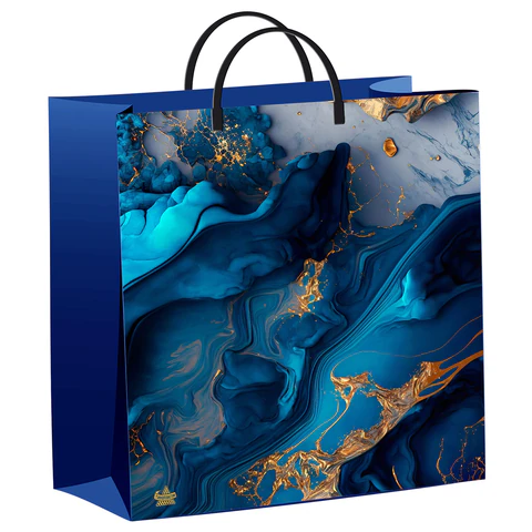 Пакет с пластиковой ручкой, мягкий пластик, 30х30 см, "Голубая лагуна", 140 мкм, н00255881 701483 - МСК «Форвард»