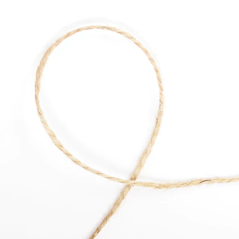 Шпагат джутовый полированный длина 500 м диаметр 1,5 мм, 2-х ниточный, BRAUBERG, 607944 - МСК «Форвард»