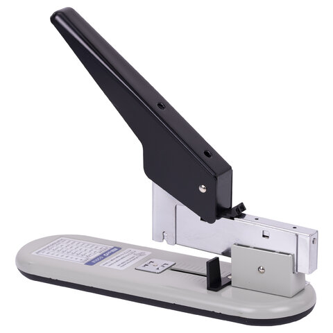 Степлер МОЩНЫЙ №23/6-23/23 KW-trio, до 210 листов, серый/черный, 50-LB, -50-LB 225120