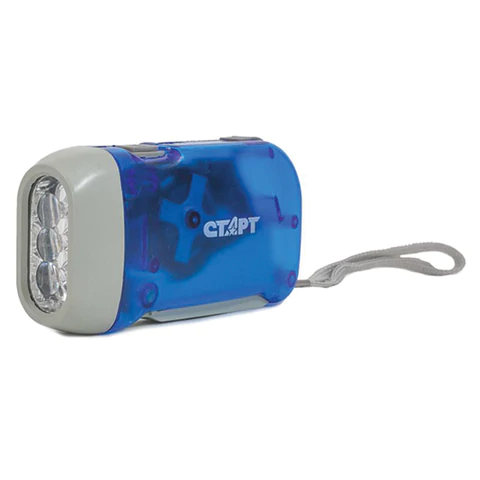 Динамо-фонарь аккумуляторный СТАРТ 3хLED, заряд от движения рычагом, LDE 701-B1, 12251 238264 - МСК «Форвард»