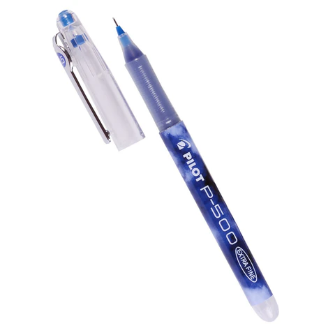 Ручка гелевая PILOT Р-500, СИНЯЯ, увеличенный объем чернил, игольчатый узел, линия 0,3 мм, BL-P50 L 144705 - МСК «Форвард»