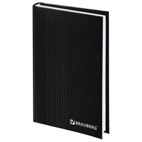 Ежедневник датированный на 4 года А5 135х207мм BRAUBERG бумвинил 192л, черный, 126543