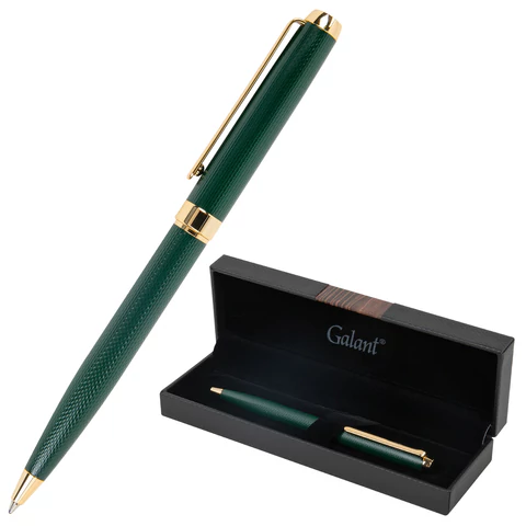 Ручка подарочная шариковая GALANT "Ando Emerald", корпус изумруд, детали золото, узел 0,7 мм, линия письма 0,5 мм, синяя, 144175 - МСК «Форвард»
