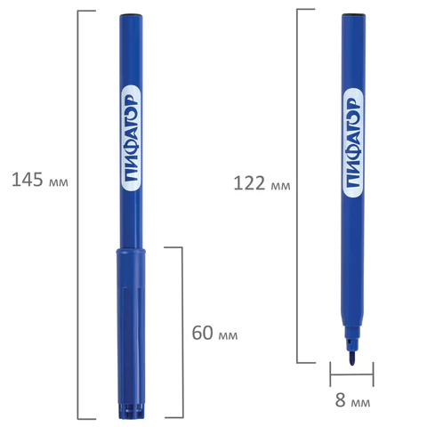 Фломастеры ПИФАГОР "ЕДИНОРОГ", 18 цветов, вентилируемый колпачок, 152449 - МСК «Форвард»