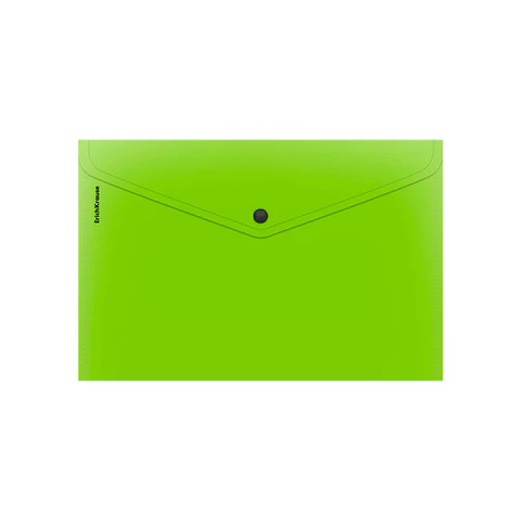 Папка-конверт с кнопкой ERICH KRAUSE "Soft Reef", A4, до 120 листов, непрозрачная, ассорти, 0,18 мм, 62956 273967 - МСК «Форвард»