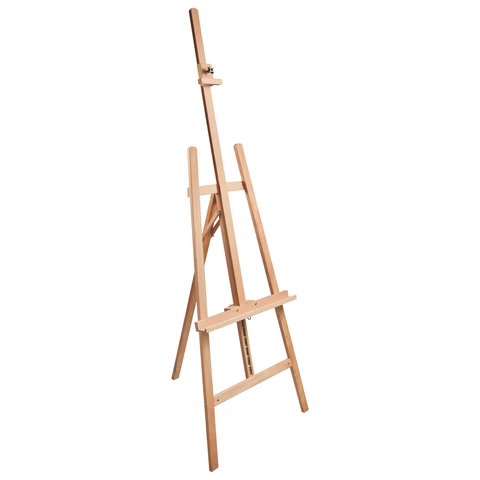 Мольберт напольный BRAUBERG ART CLASSIC, бук, угол 60°, 63х174(231)х68см, высота холста 126см,190652 - МСК «Форвард»