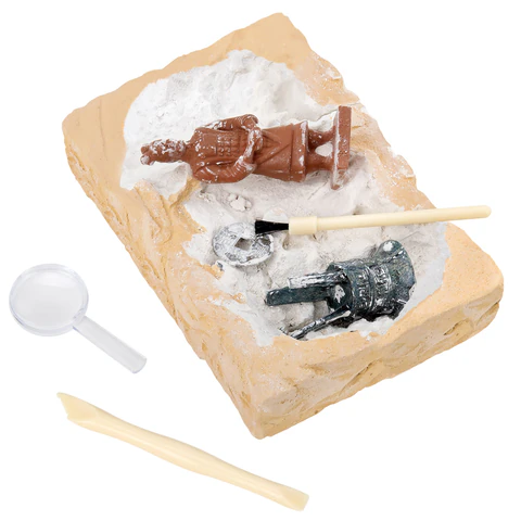 Набор для раскопок "Древний Китай" 16х23 см, инструменты, BRAUBERG KIDS, 665939 - МСК «Форвард»