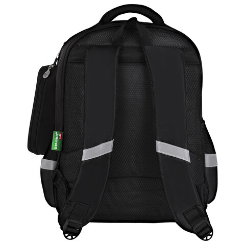 Рюкзак BRAUBERG KIDS MIND с пеналом в комплекте, 2 отделения, "Football", 40х28х18 см, 273178 - МСК «Форвард»