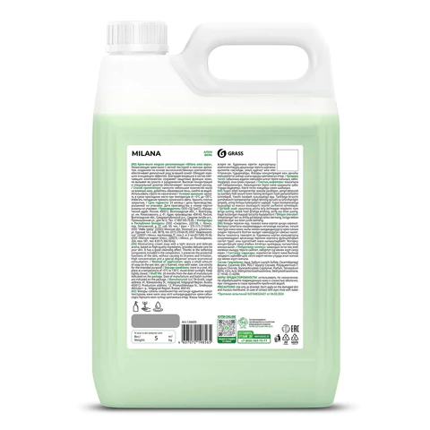Мыло-крем жидкое 5 кг, GRASS MILANA "Алоэ вера", 126605 608967 - МСК «Форвард»