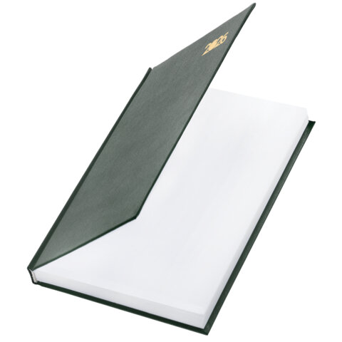 Ежедневник датированный 2026 145х215 мм, А5, STAFF, обложка бумвинил, зелёный, 117308 - МСК «Форвард»