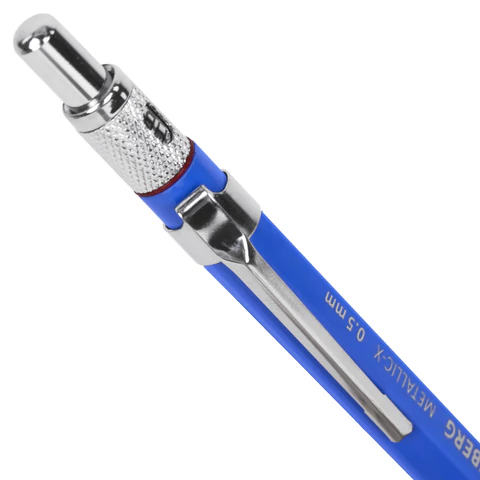 Карандаш механический 0,5 мм, HB, BRAUBERG METALLIC X-05, металлические детали, 181974 - МСК «Форвард»