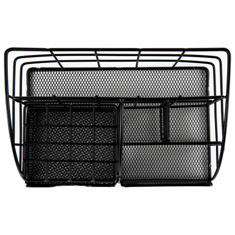 Органайзер для косметики и мелочей металлический 5 секций, MONTE VITA, 140х220х127 мм, чёрный, 272478 - МСК «Форвард»