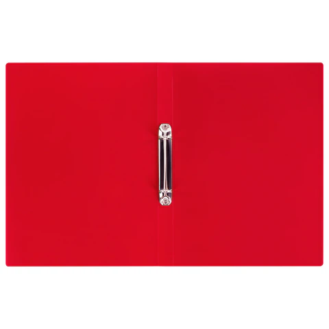 Папка на 2 кольцах А4 BRAUBERG UNIVERSAL, 25 мм, красная, до 170 листов, 0,5 мм, 273032 - МСК «Форвард»