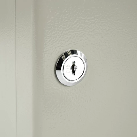 Шкафчик (Ключница) на 90 ключей BRAUBERG, 300х240х80 мм, с замком, +90 брелоков, серый, 290339 - МСК «Форвард»