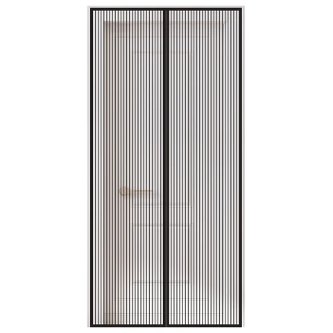 Москитная сетка дверная на магнитах 100х210см, антимоскитная, черная, DASWERK, 607985