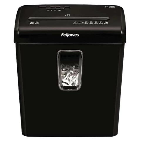 Уничтожитель (шредер) FELLOWES POWERSHRED P-30C, 4 уровень секретности, фрагменты 4х34 мм, 6 л., 15 л, FS-60081 533098  - МСК «Форвард»