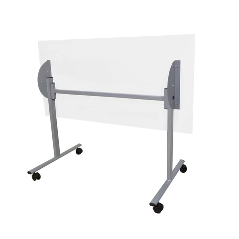 Стол складной "Эверест", 1200х600х760 мм, серый каркас, ЛДСП белая 532748 минпромторг под заказ 8 дней - МСК «Форвард»