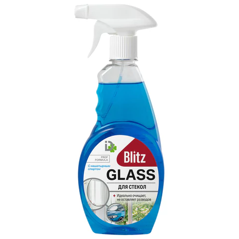 Средство для мытья стекол и зеркал с нашатырным спиртом 500 мл, BLITZ, рыспылитель, 9000004  701085 - МСК «Форвард»